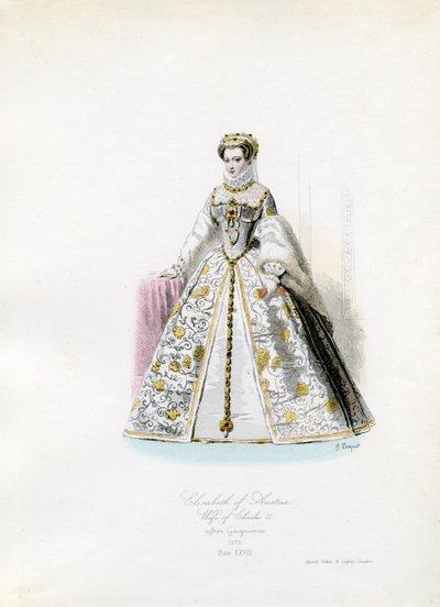 Elisabeth Itävalta tekijältä Hippolyte Louis and Polydore Pauquet