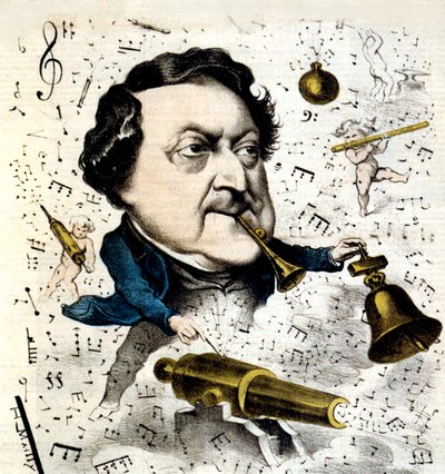Gioacchino Rossini tekijältä Hippolyte Mailly