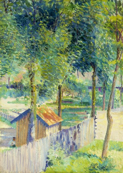 Puutarhassa; Puutarhassa, 1899 tekijältä Hippolyte Petitjean