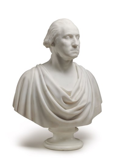 George Washington (marmori) tekijältä Hiram Powers