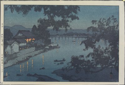 Ilta Chikugo-joella Hitassa tekijältä Hiroshi Yoshida