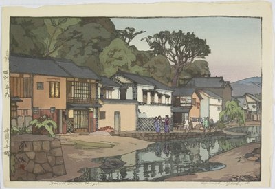Pieni kaupunki Chu_gokun alueella tekijältä Hiroshi Yoshida