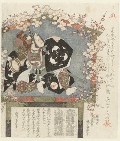 Votiivi Bandô Mitsugorô III:n muotokuvalla tekijältä Hiroshige (I) , Utagawa