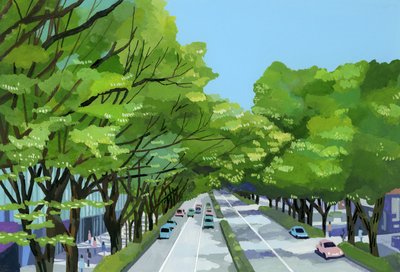 Tokio, pöytähiekka, harajuku tekijältä Hiroyuki Izutsu