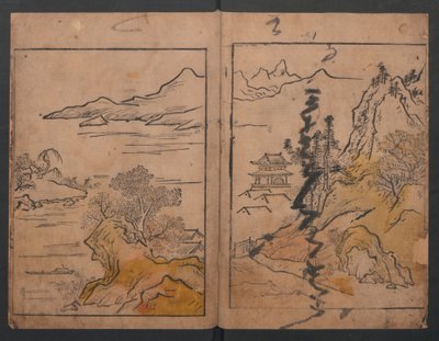 Illustrationen verschiedener Berufe (Wakoku shoshoku e-zukushi) tekijältä Hishikawa Moronobu