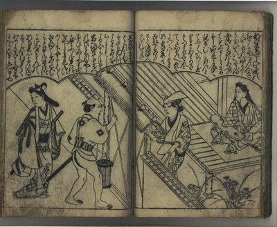 Iloa Japanin kaunottarien kanssa (Wakoku bijin asobi) tekijältä Hishikawa Moronobu