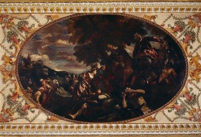 "The Defense of Scutari", maalaus Chiswick Housen gallerian kattoon Lontoossa tekijältä Historic England Staff Photographer