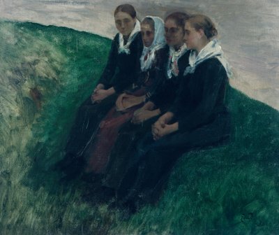 Neljä ystävää tekijältä Hjalmer Eilif Emanuel Peterssen
