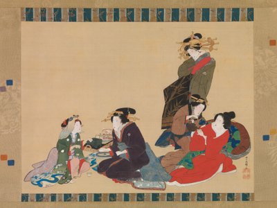 Viisi kauneutta, 1840. tekijältä Hokuba