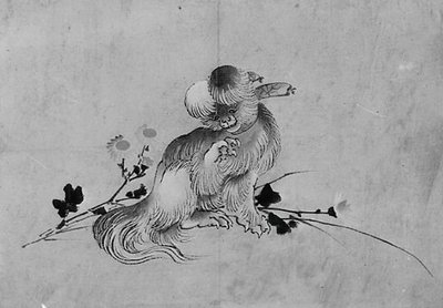 Pekingilainen, 1800-luku. tekijältä Hokusai School.