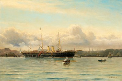 Imperial Yacht Polestar Kööpenhaminan satamassa tekijältä Holger Peter Svane Lübbers