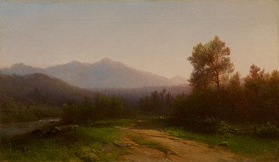 Hudson-joen maisema, n. 1860-5 tekijältä Homer Dodge Martin