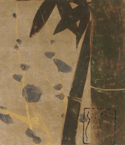 Luumu ja bambu, Edo-kausi, 1500-luvun loppu - 1600-luvun alku. tekijältä Hon