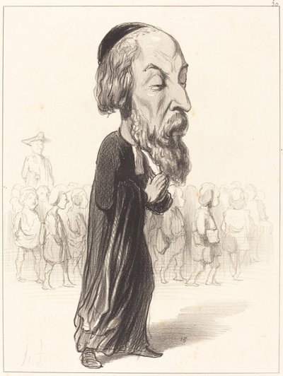 A. Fred. Pierre Comte de Falloux tekijältä Honoré Daumier