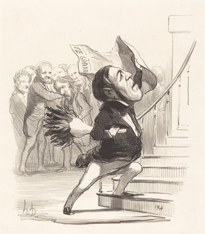 A. Granier de Cassagnac tekijältä Honoré Daumier