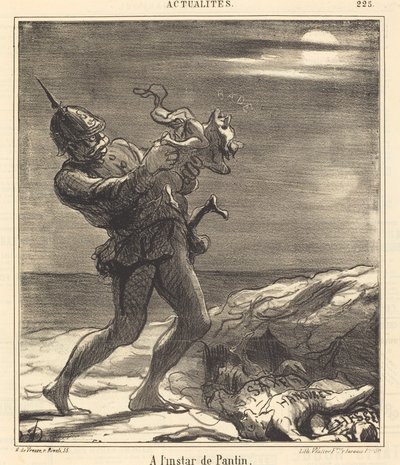 Kuten Pantin tekijältä Honoré Daumier