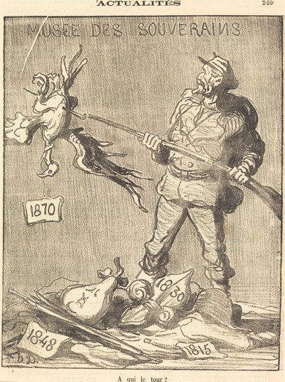 Kuka seuraavaksi? tekijältä Honoré Daumier