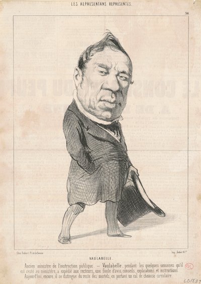 Achille Tenaille de Vaulabelle tekijältä Honoré Daumier