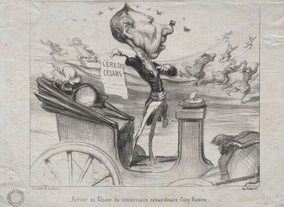 Tosiasiat (nro 81): Ylimääräisen komissaarin Coco Romieun saapuminen Alsaceen tekijältä Honoré Daumier