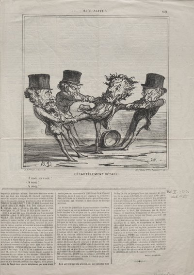 Todellisuudet (nro 98): Quartering palautettu tekijältä Honoré Daumier