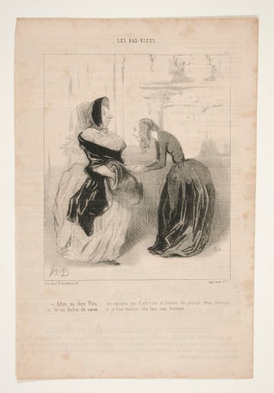 Hyvästi rakas Flora tekijältä Honoré Daumier