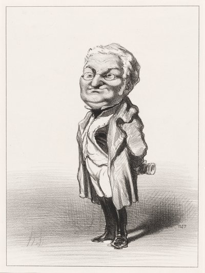 Adolphe Thiers tekijältä Honoré Daumier