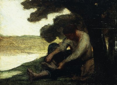 Uinnin jälkeen; Apres le Bain, noin 1846 tekijältä Honoré Daumier