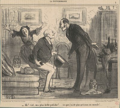 Ah! Taivas, kaunein poticheni! ... tekijältä Honoré Daumier