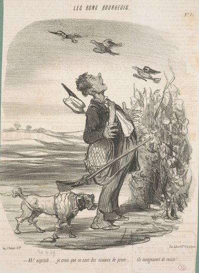 Ah! ... uskon, että ne ovat petolintuja... tekijältä Honoré Daumier