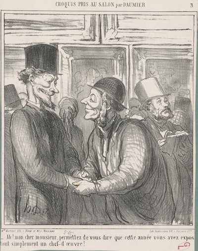 Ah! Rakas herra, salli... tekijältä Honoré Daumier