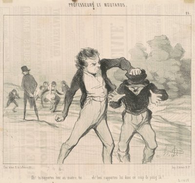 Ah! Informeu-ho tot al mestre... finlandès tekijältä Honoré Daumier