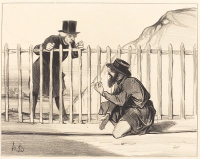 Ah! no... saattue... voi imartella itseään paetakseen sitä... tekijältä Honoré Daumier