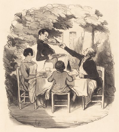 Ah! se on tuore... mutta olet niin poika... tekijältä Honoré Daumier