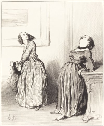 Ah, huomaat, että viimeinen romaanini ei ole aivan... tekijältä Honoré Daumier