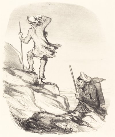 Näetkö sivistyneen paikan... tekijältä Honoré Daumier