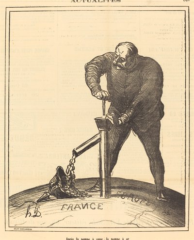 Veripumpun jälkeen kultapumppu tekijältä Honoré Daumier