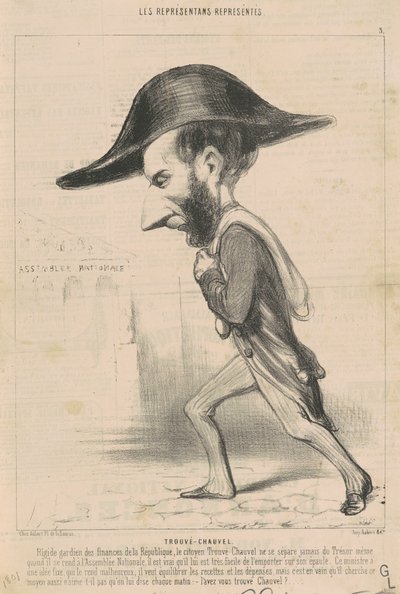 Ariste löysi Chauvelin tekijältä Honoré Daumier