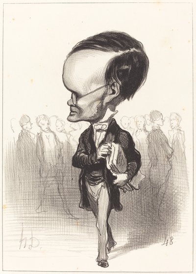 Arm. Jacques Lherbette tekijältä Honoré Daumier