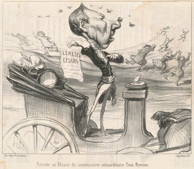 Komissaarin saapuminen Elsassiin... tekijältä Honoré Daumier
