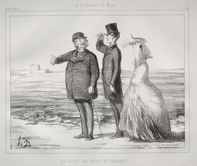 Varenne, Saint-Maur tekijältä Honoré Daumier