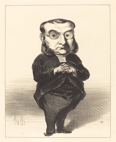 Ath. L. Charles Coquerel tekijältä Honoré Daumier