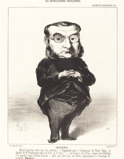 Ath. L. Charles Coquerel tekijältä Honoré Daumier