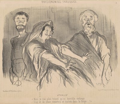 Athalia tekijältä Honoré Daumier
