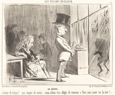 Satamaan tekijältä Honoré Daumier