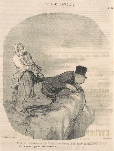 Taivaan nimessä Theodore ei näytä... tekijältä Honoré Daumier