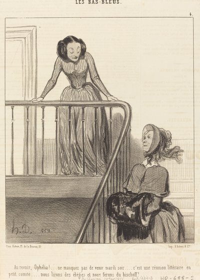 Hyvästi, Ophelia!... älä missaa... tekijältä Honoré Daumier