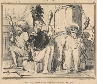 He ovat vihdoin löytäneet tavan käyttää vapaa-aikaansa! tekijältä Honoré Daumier