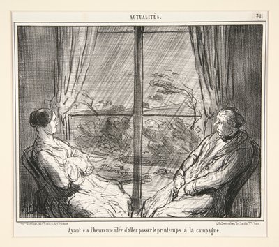 Saatuaan tekijältä Honoré Daumier