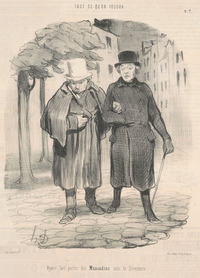 Ollut osa muscadineja johtokunnan alaisuudessa tekijältä Honoré Daumier