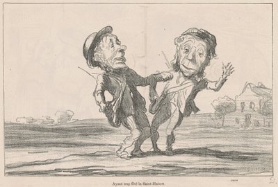 On juhlittu Saint-Hubertia liikaa tekijältä Honoré Daumier